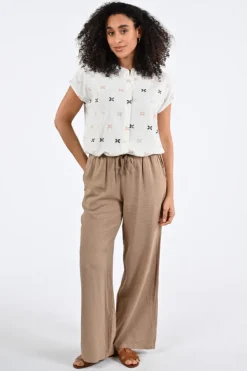 Geisha 63444-20 Blouse mouwloos Wit