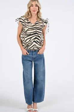 Geisha 53487-20 Blouse mouwloos Zand