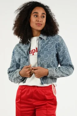 Geisha 65006-10 Bomber Blue denim