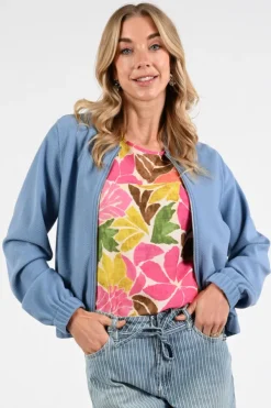 Geisha 65070-21 Bomber Licht blauw