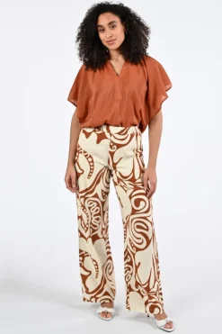 Geisha 61401-26 Broek Camel
