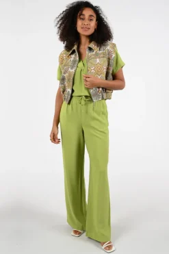 Geisha 61094-32 Broek Groen