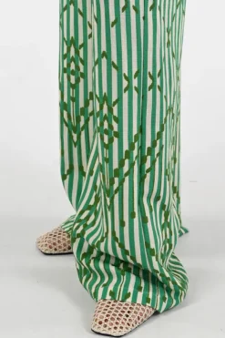 Geisha 61218-20 Broek Groen