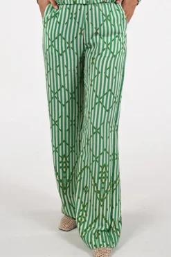 Geisha 61218-20 Broek Groen