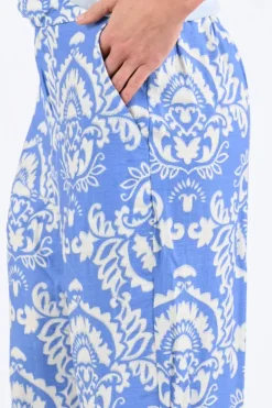 Geisha 51371-26 Broek Licht blauw