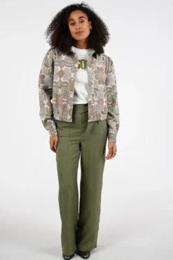 Geisha 61100-60 Broek Olijf