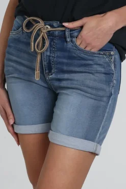 Geisha FRANCES denim Short Blue denim