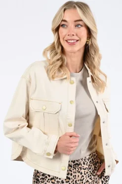 Geisha 55017-10 Jeansjasje Off white