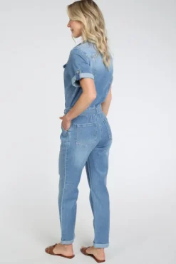 Geisha 61109-10 Jumpsuit Blue denim