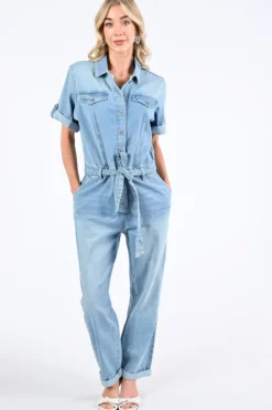 Geisha 51050-10 Jumpsuit Blue denim