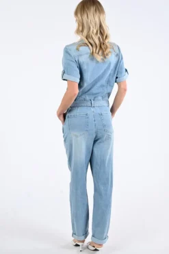 Geisha 51050-10 Jumpsuit Blue denim