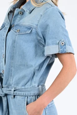 Geisha 51050-10 Jumpsuit Blue denim