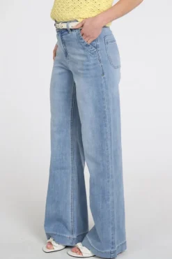 Geisha MEREL Jeans Light blue denim