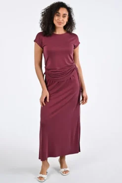 Geisha 66364-20 Rok recht lang Donker rood