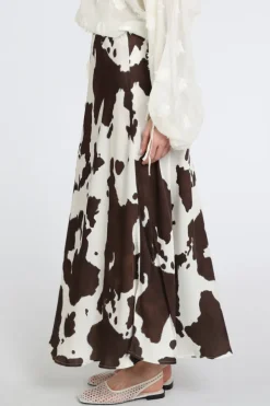 Geisha 66029-70 Rok wijd lang Off white
