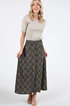 Geisha 56335-41 Rok wijd lang Zwart