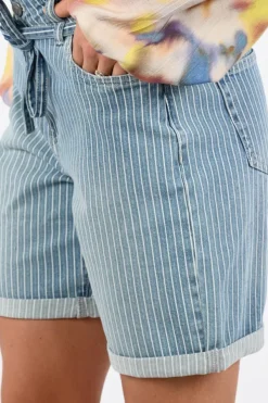 Geisha 61043-10 Short Blue denim