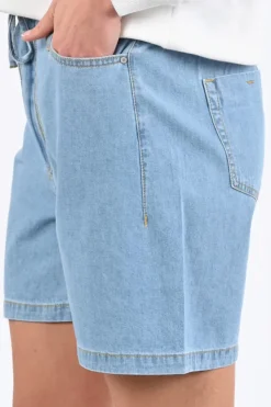 Geisha 51332-10 Short Blue denim