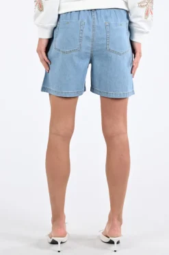 Geisha 51332-10 Short Blue denim