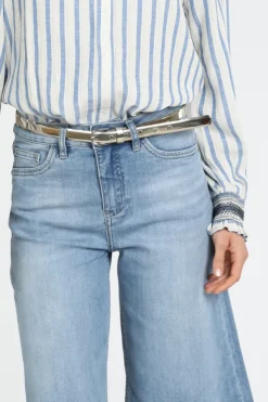 Geisha 61019-10 Short Light blue denim