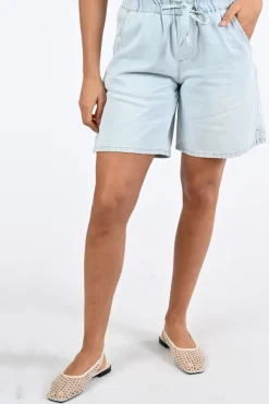 Geisha 61302-10 Short Light blue denim