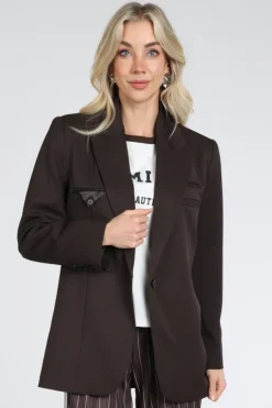 Haute L'Amitié HL10002 Blazer Bruin