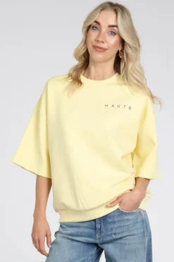 Haute L'Amitié hl10461 Maxi Sweater Geel