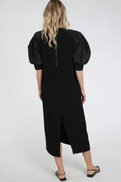 Haute L'Amitié hl10664 Satari Jurk korte mouw Zwart