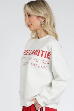 Haute L'Amitié HL10446 Sweater Licht grijs