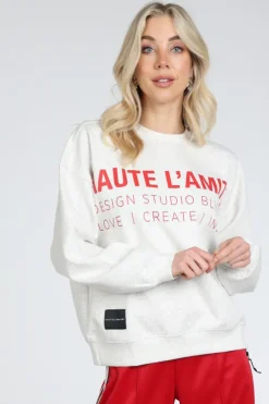 Haute L'Amitié HL10446 Sweater Licht grijs