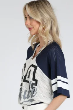 Haute L'Amitié HL10478 T-shirt korte mouw Marine