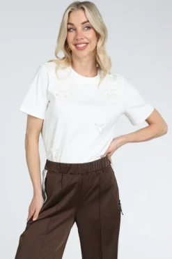Haute L'Amitié HL10027 T-shirt korte mouw Off white