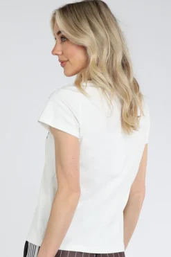 Haute L'Amitié HL10006 T-shirt korte mouw Off white