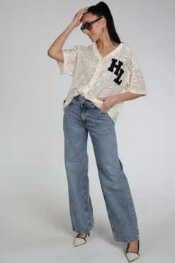 Haute L'Amitié HL10466 T-shirt korte mouw Off white