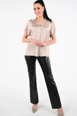 Joseph Ribkoff 261191 Blouse korte mouw Beige