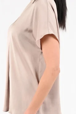 Joseph Ribkoff 261191 Blouse korte mouw Beige
