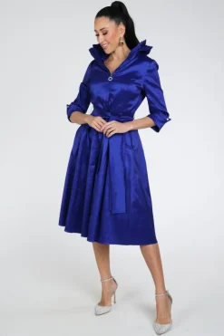 Joseph Ribkoff 261719 Jurk driekwart mouw Royal