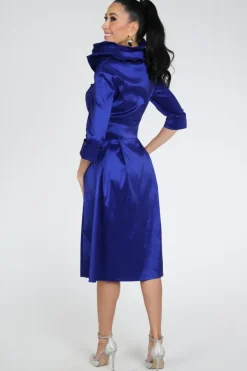 Joseph Ribkoff 261719 Jurk driekwart mouw Royal