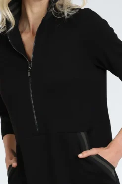 Joseph Ribkoff 263615 Jurk driekwart mouw Zwart