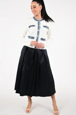 Joseph Ribkoff 261757 Rok wijd lang Marine