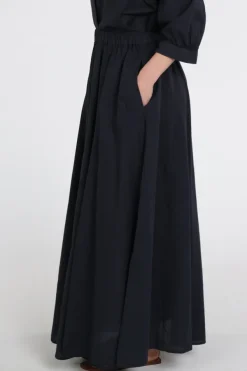 Knit-Ted 261p145 cato Rok wijd lang Marine