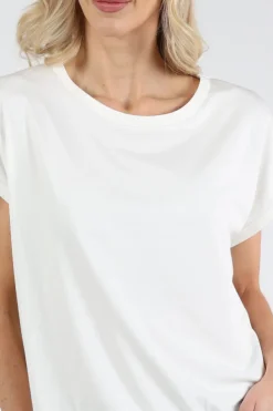 Knit-Ted 111P010 emma T-shirt korte mouw Off white