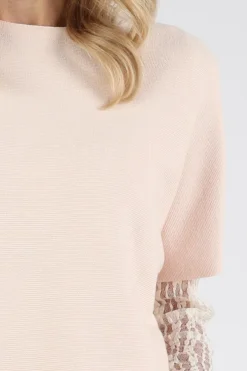 Knit-Ted 261p005 eva Pull korte mouw Licht roze