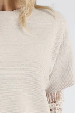 Knit-Ted 261p005 eva Pull korte mouw Zand