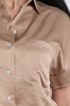Knit-Ted 261p134 paris Blouse korte mouw Camel