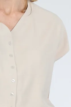 Knit-Ted 261p152 tess Blouse korte mouw Zand