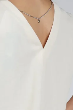 Luisa Cerano 238684-3824 Blouse korte mouw Ecru