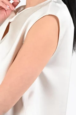Luisa Cerano 238654-3777 Blouse mouwloos Ecru