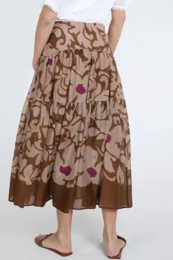 Luisa Cerano 538327-3839 Rok wijd lang Vicuna