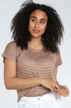 Luisa Cerano 338369-7687 T-shirt korte mouw Vicuna